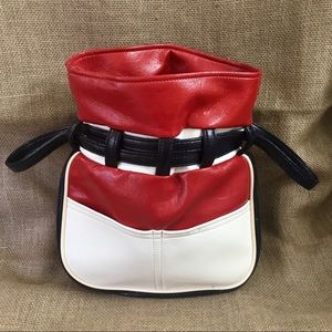 Vintage 70's Bucket Drawstring Cinch Handbag